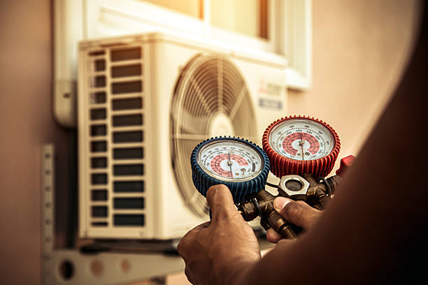 Professional Heat Pump Repair technician working in Newfields, NH